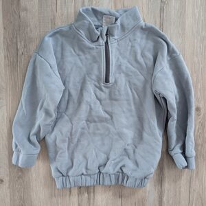 Shop Sova Cozy Kids' Blue Half-Zip Sweatshirt, 6Y (V2)